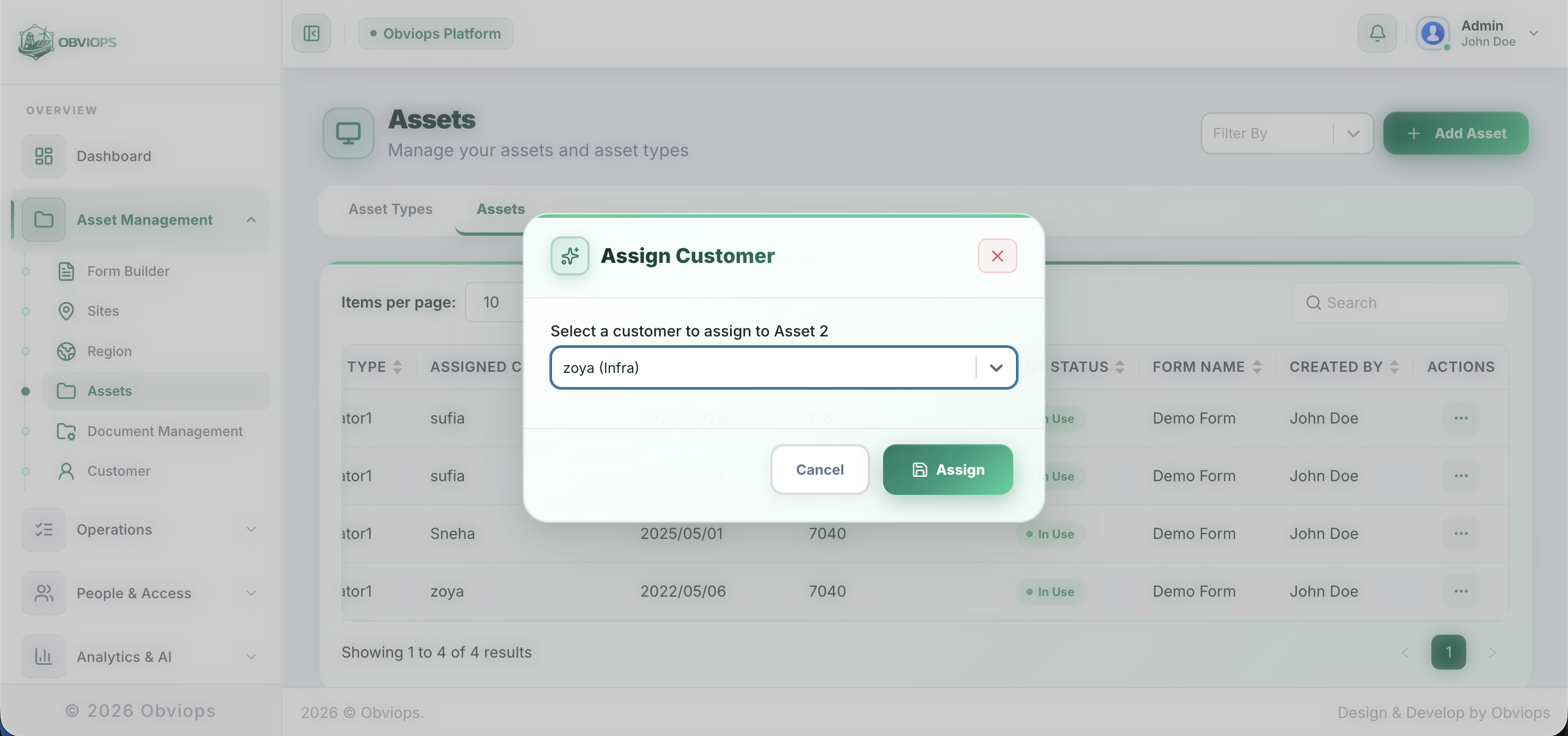 Share Your Assets. Support Your Customers.
